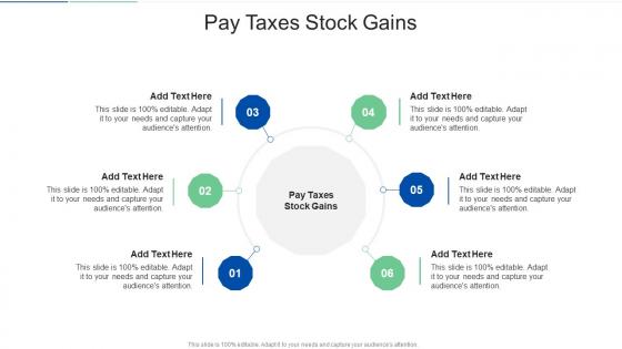 Pay Taxes Stock Gains In Powerpoint And Google Slides Cpb