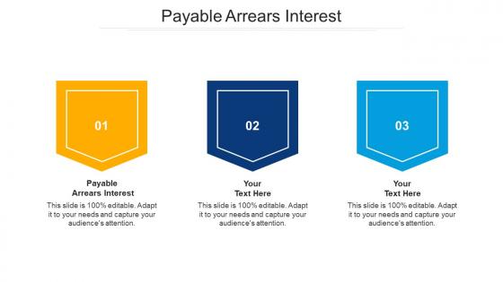 Payable arrears interest ppt powerpoint presentation styles portrait cpb