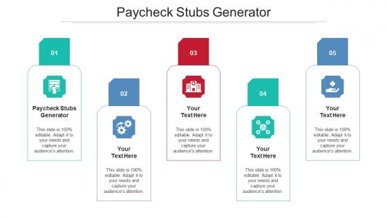 Paycheck Stubs Generator Ppt Powerpoint Presentation Show Cpb