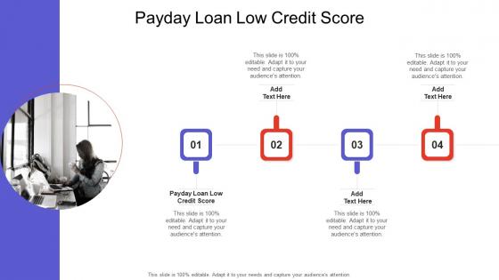 Payday Loan Low Credit Score In Powerpoint And Google Slides Cpb