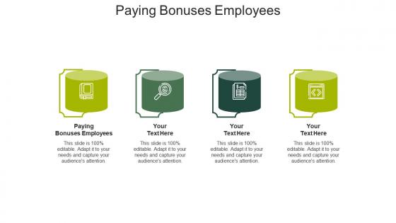 Paying bonuses employees ppt powerpoint presentation styles example topics cpb