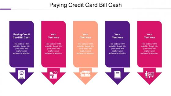 Paying Credit Card Bill Cash Ppt Powerpoint Presentation Professional Slideshow Cpb