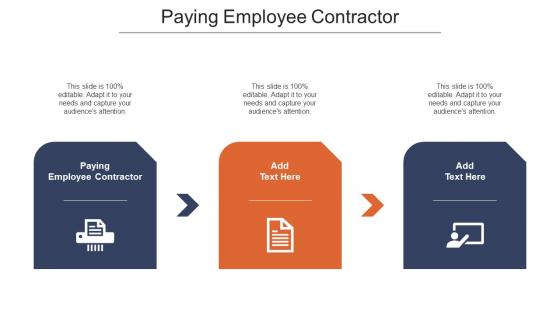 Paying Employee Contractor Ppt Powerpoint Presentation Pictures Templates Cpb
