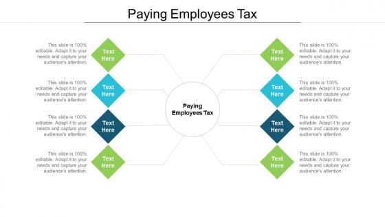 Paying employees tax ppt powerpoint presentation slides graphic images cpb