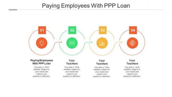 Paying employees with ppp loan ppt powerpoint presentation pictures slide portrait cpb