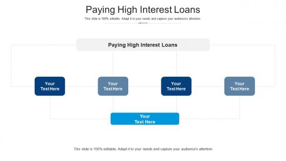 Paying high interest loans ppt powerpoint presentation styles samples cpb