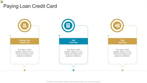Paying Loan Credit Card In Powerpoint And Google Slides Cpb