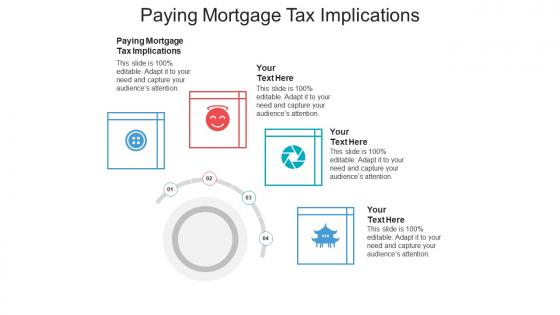 Paying mortgage tax implications ppt powerpoint presentation ideas cpb