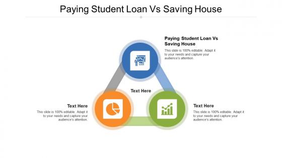 Paying student loan vs saving house ppt powerpoint presentation file pictures cpb