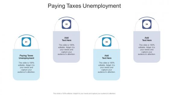 Paying Taxes Unemployment In Powerpoint And Google Slides Cpb
