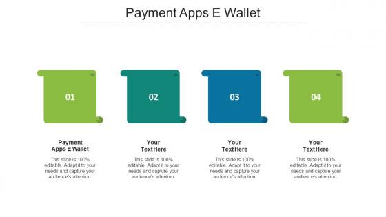 Payment Apps E Wallet Ppt Powerpoint Presentation Icon Format Cpb