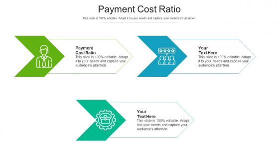 Payment cost ratio ppt powerpoint presentation pictures templates cpb