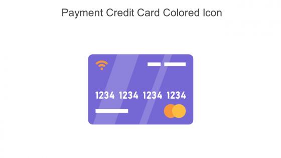 Payment Credit Card Colored Icon In Powerpoint Pptx Png And Editable Eps Format