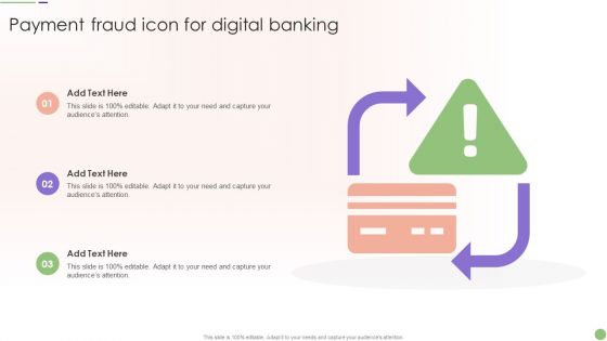 Payment Fraud Icon For Digital Banking