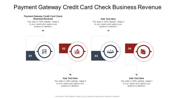 Payment Gateway Credit Card Check Business Revenue In Powerpoint And Google Slides Cpb