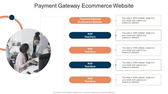Payment Gateway Ecommerce Website In Powerpoint And Google Slides Cpb