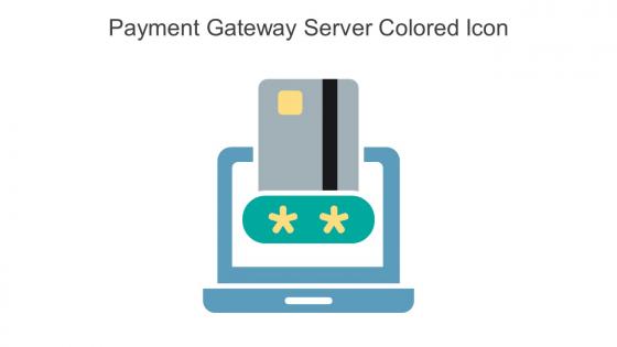 Payment Gateway Server Colored Icon In Powerpoint Pptx Png And Editable Eps Format