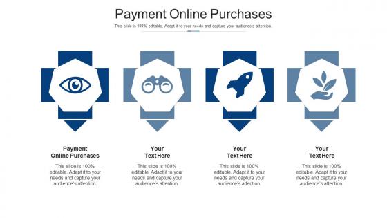 Payment online purchases ppt powerpoint presentation styles deck cpb