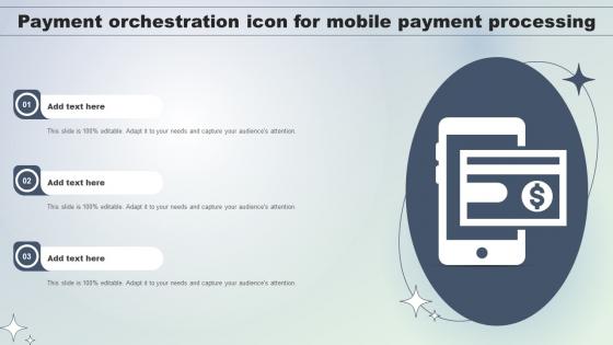 Payment Orchestration Icon For Mobile Payment Processing