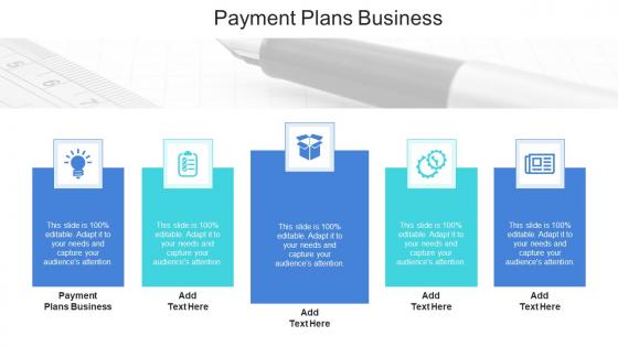 Payment Plans Business In Powerpoint And Google Slides Cpb