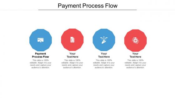 Payment process flow ppt powerpoint presentation slides background images cpb
