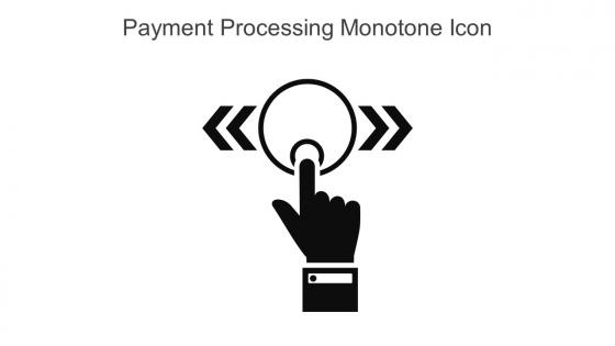 Payment Processing Monotone Icon In Powerpoint Pptx Png And Editable Eps Format