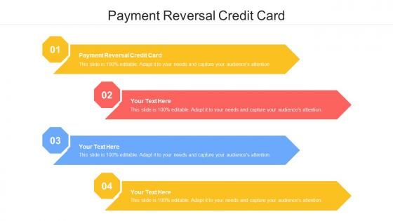 Payment Reversal Credit Card Ppt Powerpoint Presentation Diagram Images Cpb