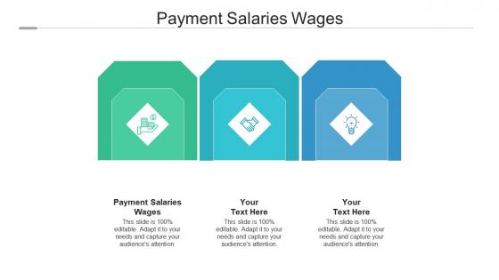 Payment salaries wages ppt powerpoint presentation styles model cpb