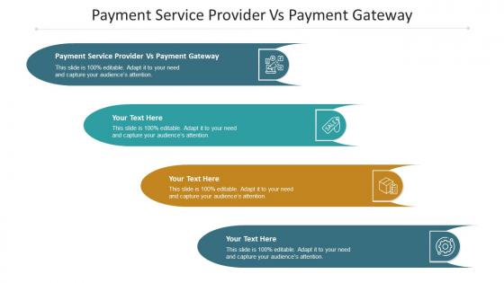 Payment Service Provider Vs Payment Gateway Ppt Powerpoint Presentation Summary Cpb