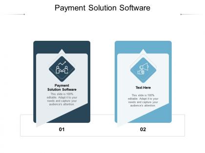 Payment solution software ppt powerpoint presentation slides backgrounds cpb