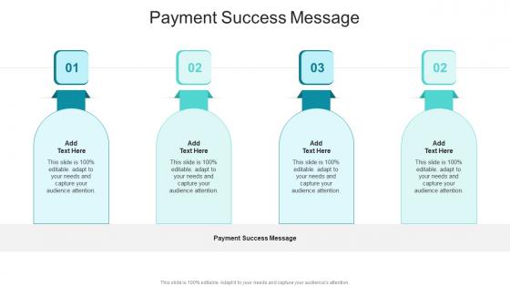 Payment Success Message In Powerpoint And Google Slides Cpb