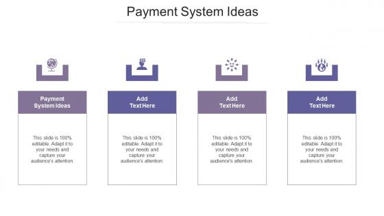 Payment System Ideas Ppt Powerpoint Presentation Professional Topics Cpb