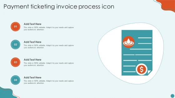 Payment Ticketing Invoice Process Icon