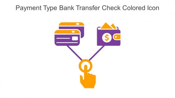 Payment Type Bank Transfer Check Colored Icon In Powerpoint Pptx Png And Editable Eps Format