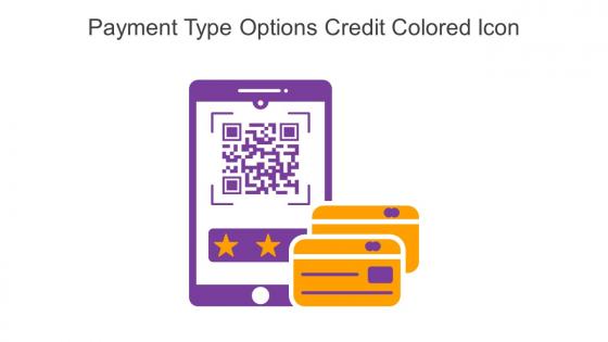Payment Type Options Credit Colored Icon In Powerpoint Pptx Png And Editable Eps Format