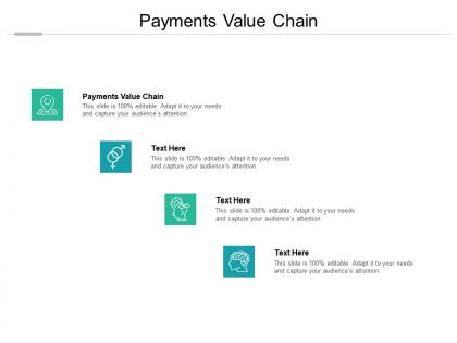 Payments value chain ppt powerpoint presentation ideas infographic template cpb
