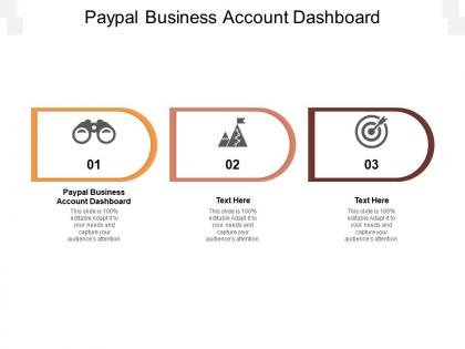 Paypal business account dashboard ppt powerpoint presentation pictures graphics tutorials cpb