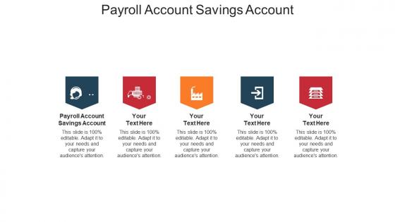 Payroll account savings account ppt powerpoint presentation outline elements cpb