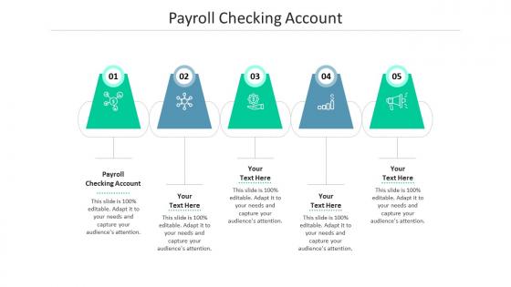 Payroll checking account ppt powerpoint presentation layouts picture cpb