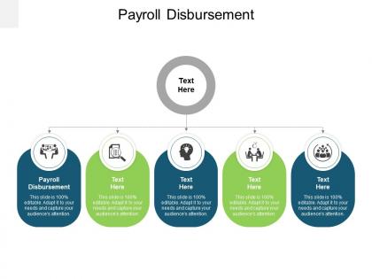 Payroll disbursement ppt powerpoint presentation pictures brochure cpb