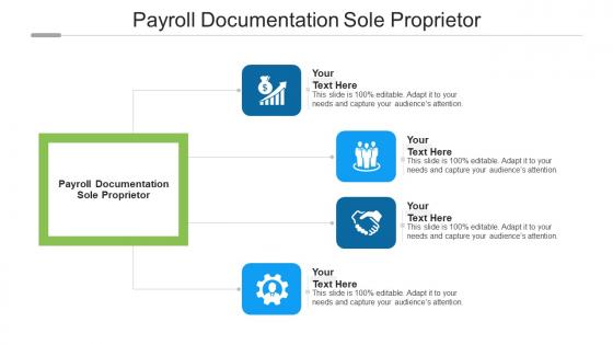 Payroll documentation sole proprietor ppt powerpoint presentation infographics templates cpb