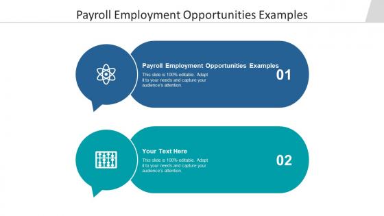 Payroll employment opportunities examples ppt powerpoint presentation outline outfit cpb