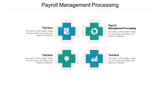 Payroll management processing ppt powerpoint presentation portfolio vector cpb