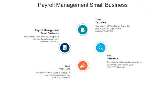 Payroll management small business ppt powerpoint presentation infographic cpb