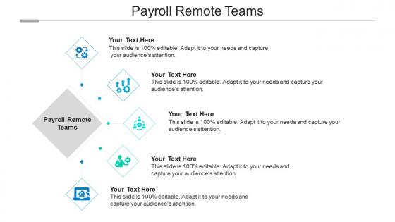 Payroll remote teams ppt powerpoint presentation infographic template professional cpb