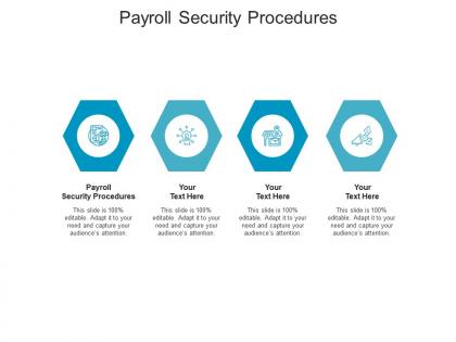 Payroll security procedures ppt powerpoint presentation infographics slide portrait cpb