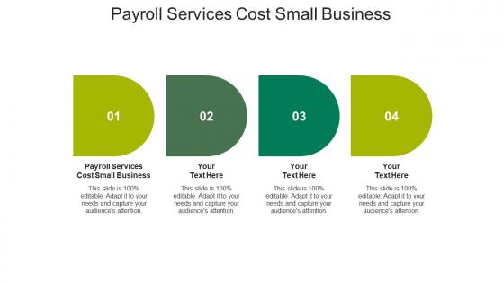 Payroll services cost small business ppt powerpoint presentation model example cpb