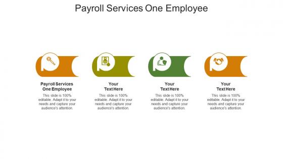 Payroll services one employee ppt powerpoint presentation ideas gridlines cpb