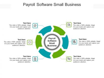 Payroll software small business ppt powerpoint presentation file guide cpb