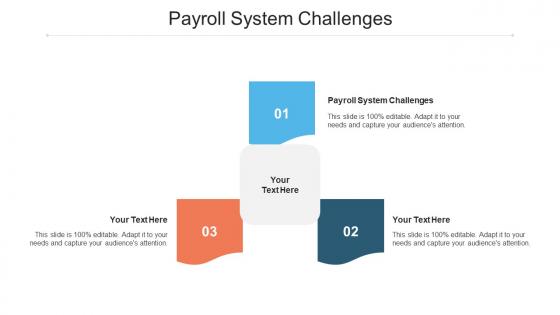 Payroll System Challenges Ppt Powerpoint Presentation Professional Guidelines Cpb